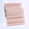 MOBUTOFU 500-Piece Double-Sided Beauty Wooden Sticks, Smooth Wood Cuticle Pushers, Multifunctional Wax Applicators for Manicure and Pedicure Nail Care view 3