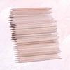 MOBUTOFU 500-Piece Double-Sided Beauty Wooden Sticks, Smooth Wood Cuticle Pushers, Multifunctional Wax Applicators for Manicure and Pedicure Nail Care view 4