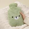 Personalized 2L Hot Water Bottle with Embroidered Text and Removable Cover – The Perfect Gift! Ideal for the Office, School, and Home (Pink) view 4