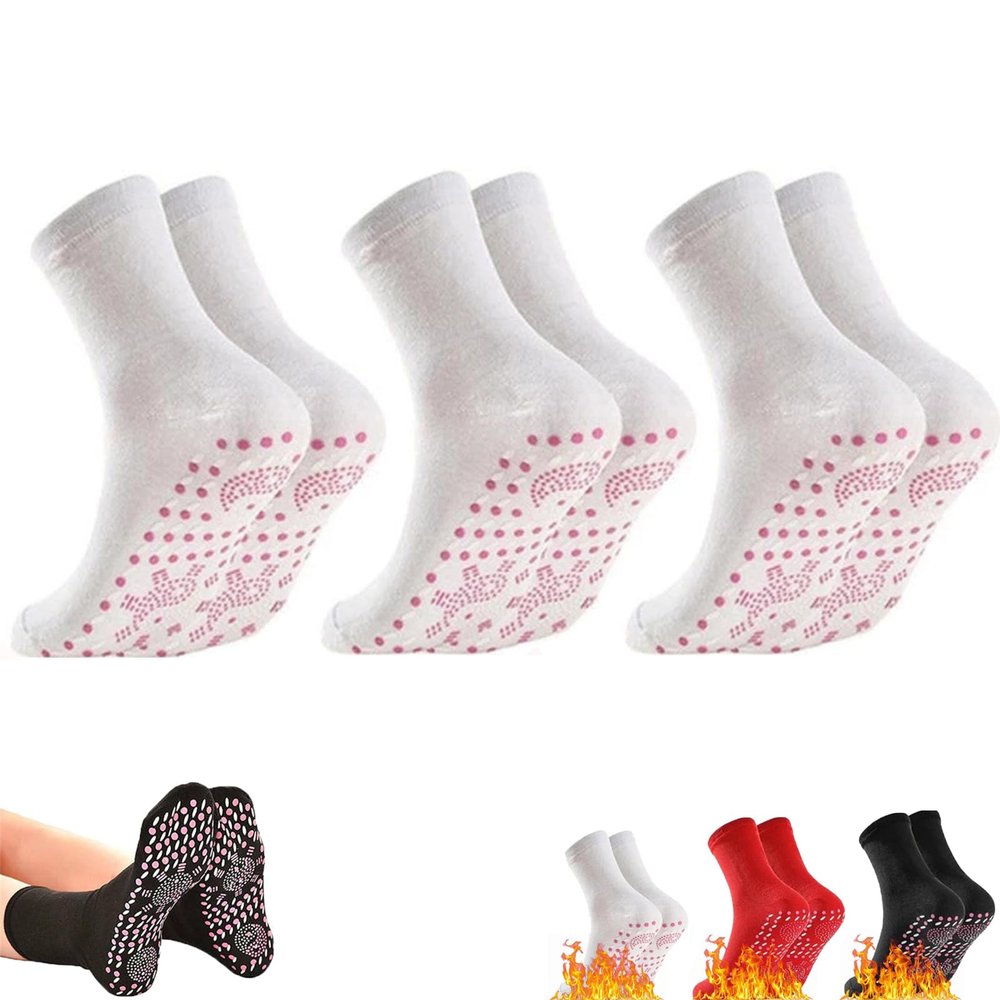 Vitalkompass Self-Heating Tourmaline Compression Socks, 3-Piece