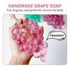 Grape Soap on a Rope, Handmade, Green, with Gift Box view 2