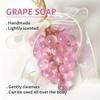 Grape Soap on a Rope, Handmade, Green, with Gift Box view 4