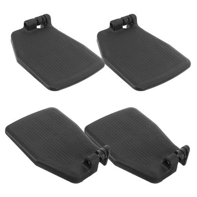 KOMBIUDA 4-Piece Wheelchair Accessory for Seniors - ABS Black