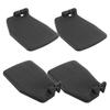 KOMBIUDA 4-Piece Wheelchair Accessory for Seniors - ABS Black view 1