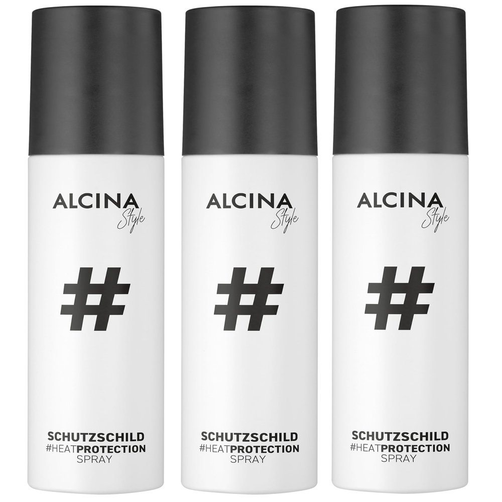 3-Pack Heat Protection Spray Shield #Style Alcina 125 ml