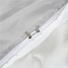 GZKDKZB 4-Piece Beauty Bed Set with Tassels, White/Gray view 4