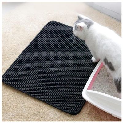 Double-Layer Honeycomb Cat Litter Mat