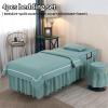 GZKDKZB 4-Piece Beauty Bed Cover Set, Sea Blue view 2