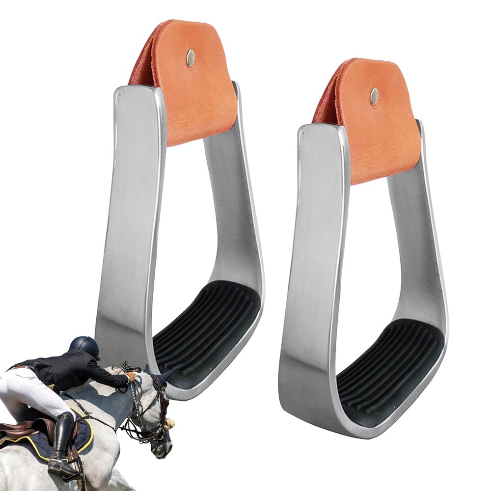 Generic Safety Stirrups, Padded Aluminum Riding Equipment