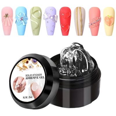 Strong Nail Glue Gel, Long-Lasting Clear Formula, 5 g