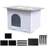 Weather-Resistant Outdoor Cat House, Windproof and Rainproof Cat Shelter view 1