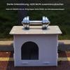 Weather-Resistant Outdoor Cat House, Windproof and Rainproof Cat Shelter view 2