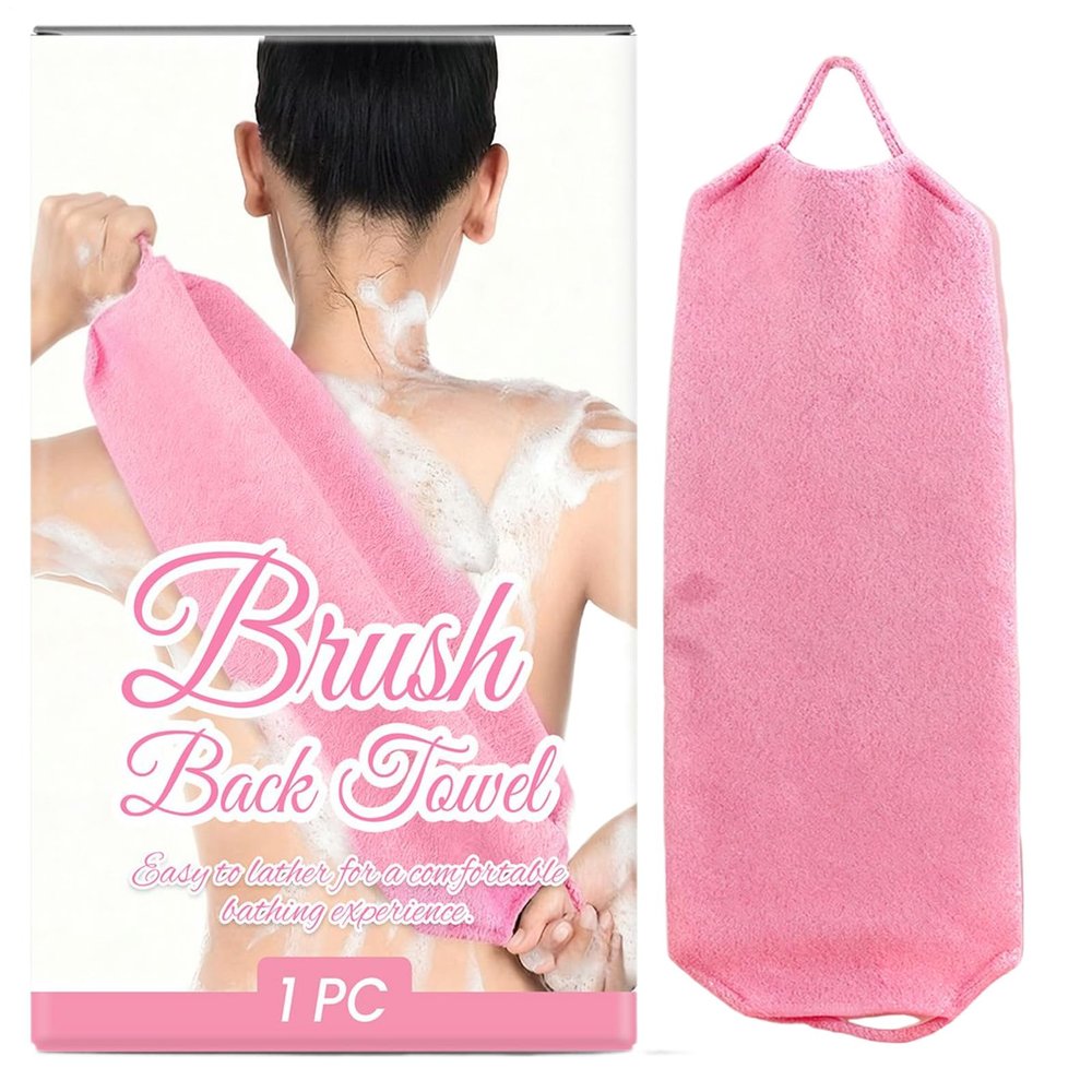 Body Shower Towel, Long Back Scrubber