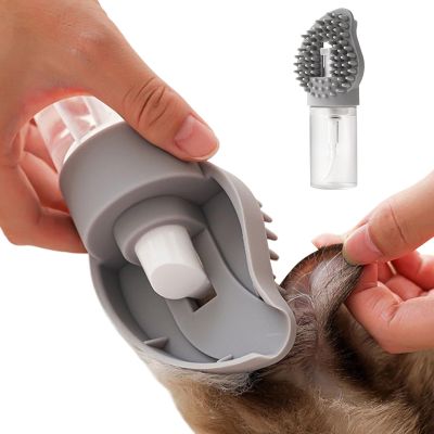 Dog Shower Brush with Soap Dispenser