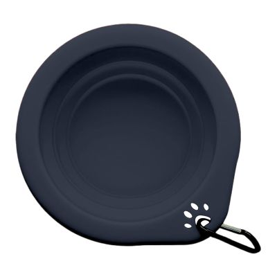 Portable Dog Bowl, 300 ml, Foldable with Carabiner