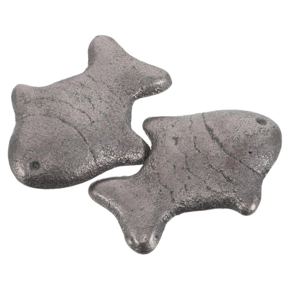 VANZACK 2-Piece Iron Fish for Cooking, Natural Iron Supplement for Pregnant Women and Athletes, Slow-Release Kitchen Tool for Daily Use, Random Style