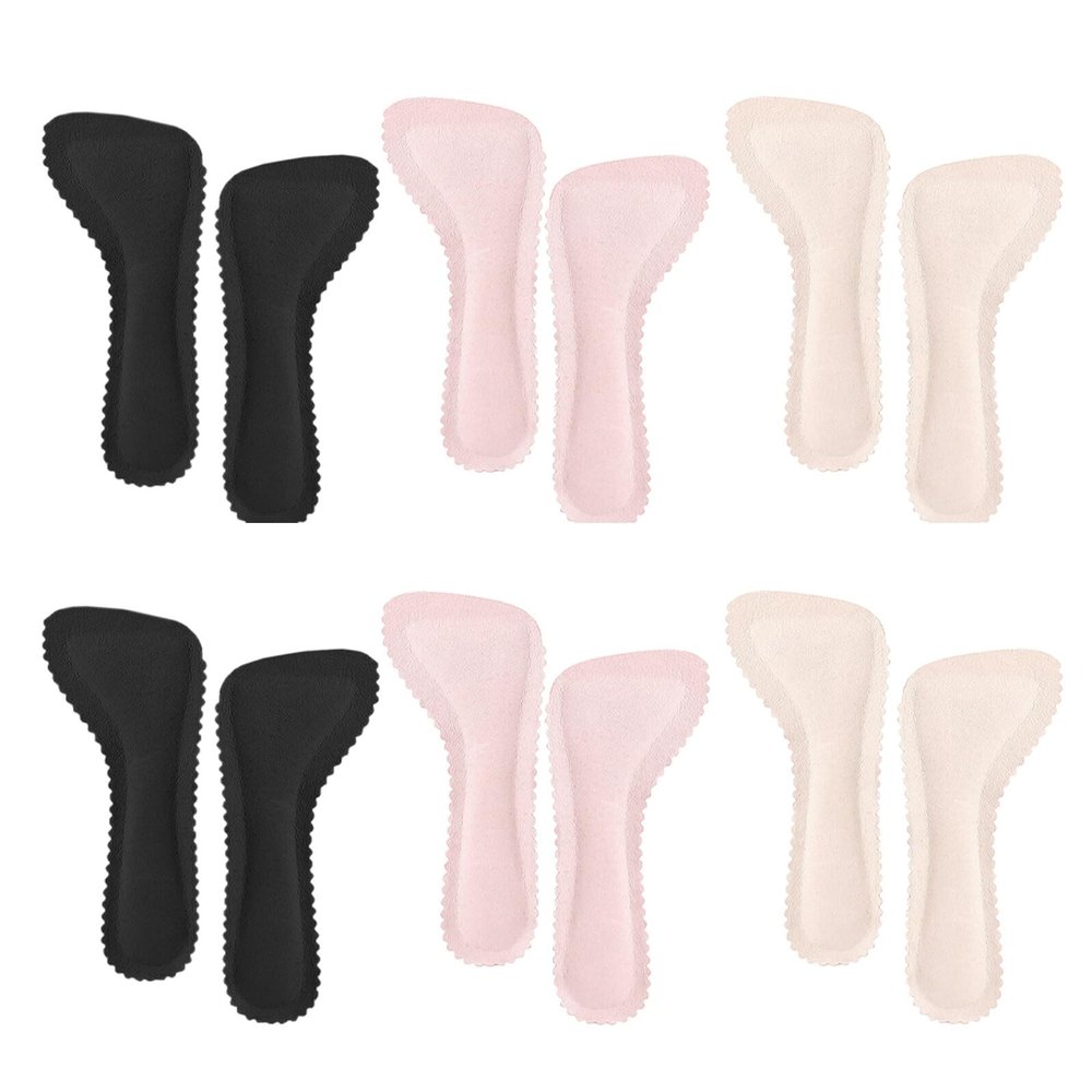 6 Pairs Self-Adhesive Women's Sandal Insoles, PU, Invisible