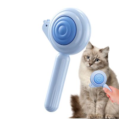 Pet Grooming Brush with Release Button