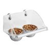 Nankoyal Bird Cage Bowls - Stainless Steel Feed and Water Dispenser with Acrylic Stand view 1