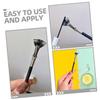 WRITWAA Eyelash Brush for Extensions, Foldable Fan Design, Wood, Aluminum and Fiber view 3