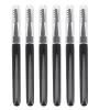 WRITWAA 6-Piece Black Plastic Eyelash Brushes with Eyebrow and Eyelash Separating Makeup Applicators view 1