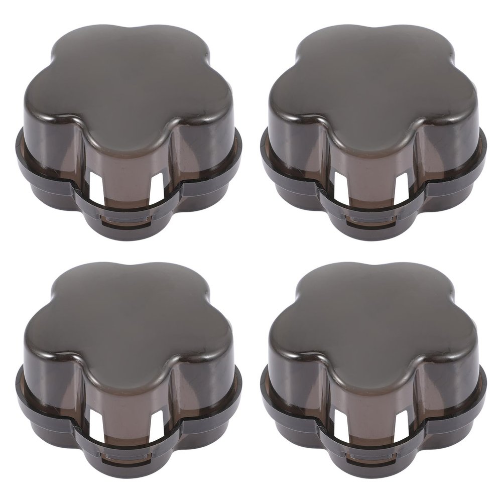 Childproof Stove Knob Covers, 4 Plastic Pieces for Gas Stoves
