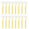 Interdental Brushes, 0.7 mm, 16-Piece, L-Shaped, Yellow view 1