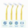Interdental Brushes, 0.7 mm, 16-Piece, L-Shaped, Yellow view 4