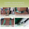 Dog Car Seat with Storage Pockets and Safety Belt, Soft 2-in-1 Pet Bed view 2