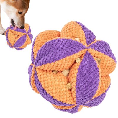 Generic Dog Snuffle Ball Plush Treat Toy for Scent Training and Nose Work