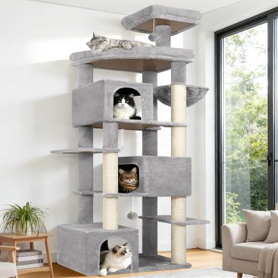 Globlazer S80 XXL Cat Tree, 203 cm, for 3/4/5 Large Cats