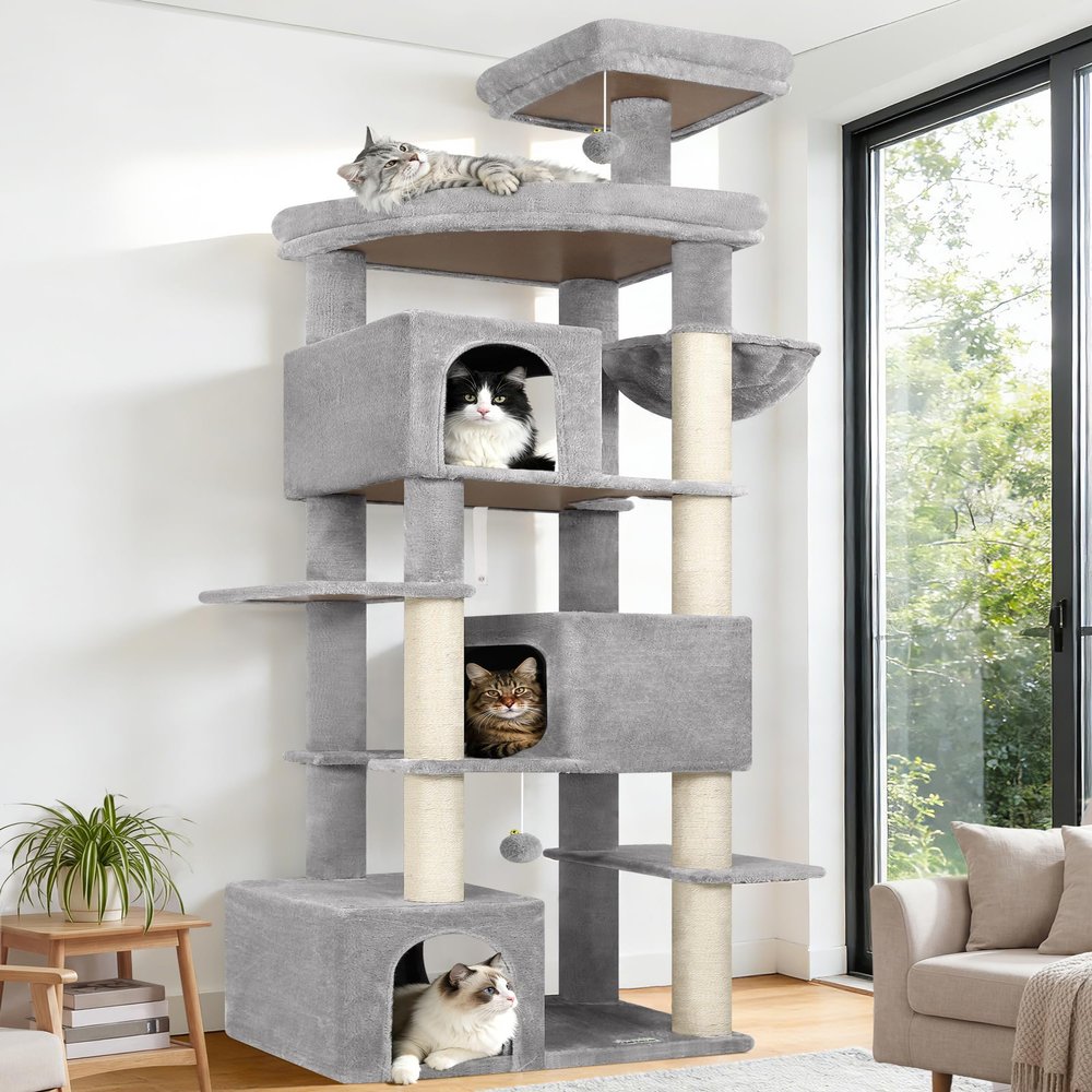 Globlazer S80 XXL Cat Tree, 203 cm, for 3/4/5 Large Cats