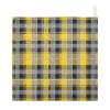 GuoChe Muslin Washcloths, 100% Cotton, Unisex, Yellow/Black Plaid, 5-Pack view 1