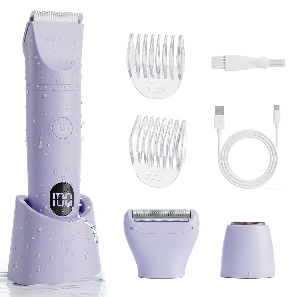 Women's Electric Shaver, IPX6 Waterproof, 90-Minute USB-C