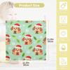 GuoChe Cotton Washcloths with Christmas Dog Pattern for Kids view 4