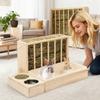 Wooden Automatic Feeder for Rabbits and Small Animals view 2