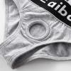 Generic Exotic Mesh Underwear for Men, Breathable, Comfortable Triangle Briefs for Nighttime Intimacy and Everyday Wear (White, XXL) view 3