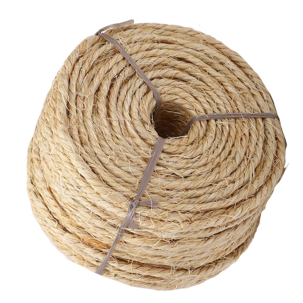 Tnfeeon Cat Sisal Rope, 0.16 Inch x 164 Ft