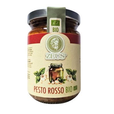 ZEUS - Organic Red Pesto with Cashews, 130 g