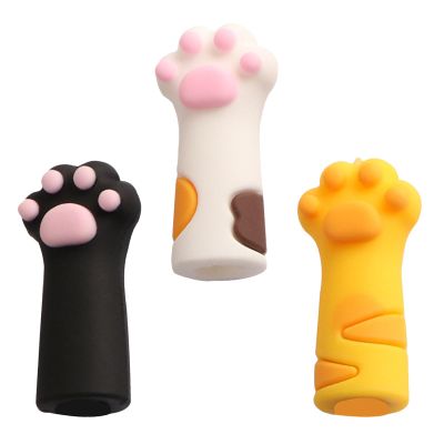 IMIKEYA 3-Pack Cat Paw Protection Silicone and ABS Caps for Nail Clippers and Tweezers