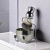 Ciieeo Men's Shaving Set with Stainless Steel Bowl, Brush and Cleaning Brush view 4