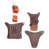 Large Brown PU Hairdressing Scissor Bag, Portable and Durable for Salons view 1