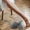Healeved Disposable Guest Slippers, 10 Pairs, Brushed Cloth view 3