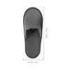 Healeved Disposable Guest Slippers, 10 Pairs, Brushed Cloth view 4