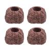 Generic Aquarium Plant Holder, Volcanic Stone Oval Ring Decor view 1