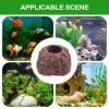 Generic Aquarium Plant Holder, Volcanic Stone Oval Ring Decor view 4