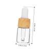 Angoily Christmas Party Wood-Grain Glass Dropper Bottles, 5 mL, 8-Pack view 2