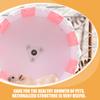 JUMPLAWN Quiet PVC Exercise Wheel for Hamsters and Small Pets view 3