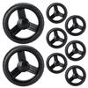 Beaupretty 8-Piece 5.5-Inch EVA Stroller Wheels with Non-Swiveling Casters view 1