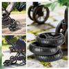 Beaupretty 8-Piece 5.5-Inch EVA Stroller Wheels with Non-Swiveling Casters view 3